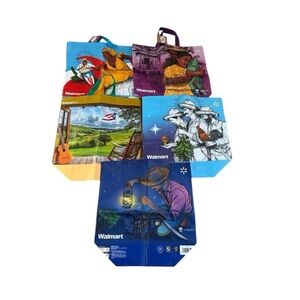 Puerto Rico Walmart Limited Edition Reusable Bag Set of 5 Artist Designs NWT